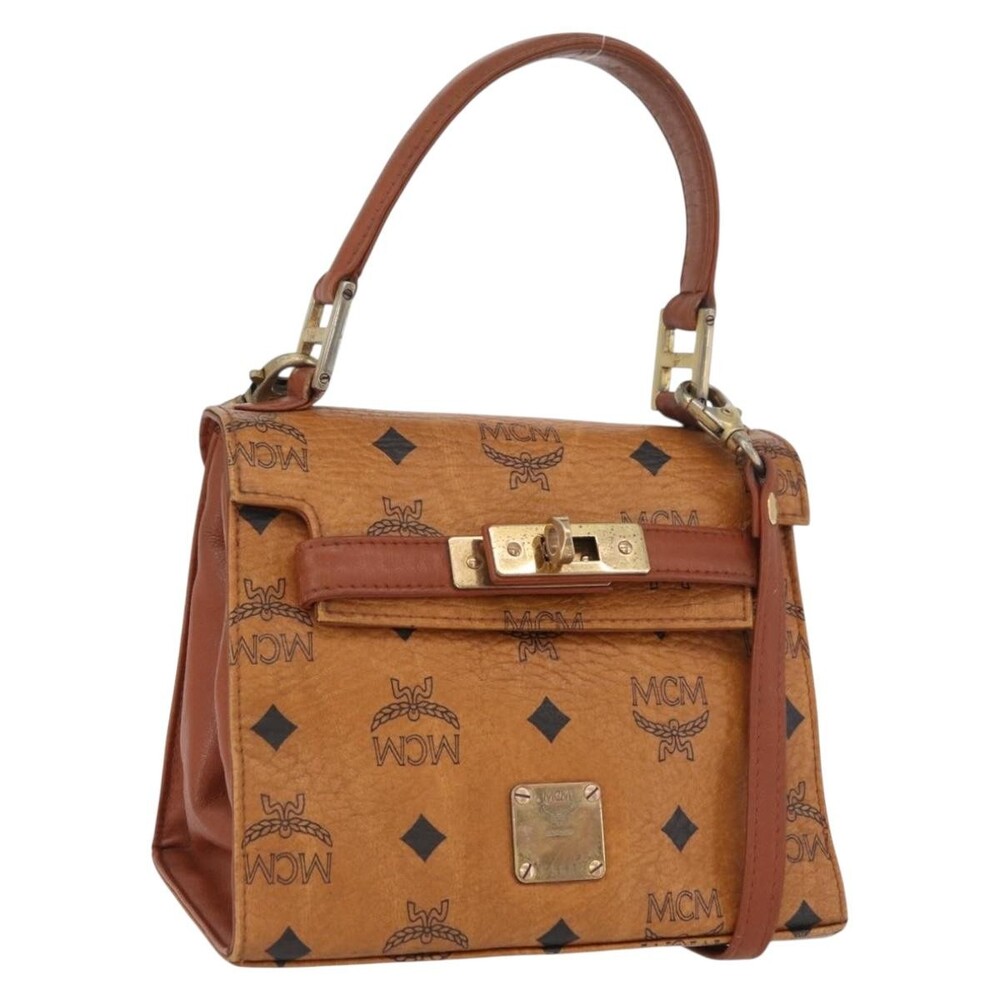 Mcm Vicetos Logogram Hand Bag Pvc #289992M37B